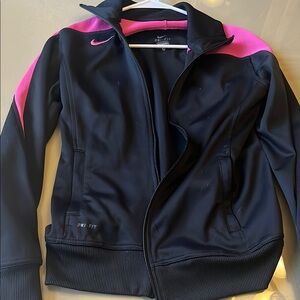Nike Dri-FIT Black and Pink Jacket